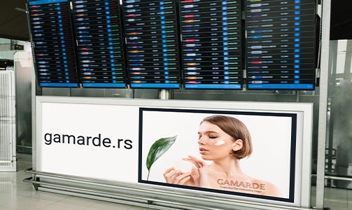 Indoor reklame - reklamiranje na aerodromu