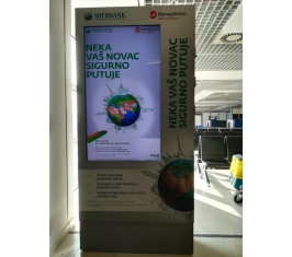 Totemi - Led Displej – Aerodrom Nikola Tesla - A2A3 Gate NG a (Cena je za 22 ekrana)