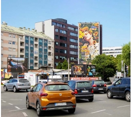 Beograd - Fasadna Reklama - Kapija Vračara AG