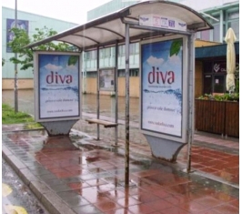 Novi Sad - Autobuska stajališta - Sajam, glavni ulaz