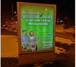 Novi Sad - CityLight - Novo naselje GS