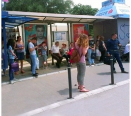 Novi Sad - Autobuska stajališta - Stražilovska, ugao sa Bulevarom cara Lazara