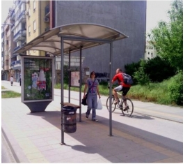 Novi Sad - Autobuska stajališta - Hadži Ruvimova, kod broja 14